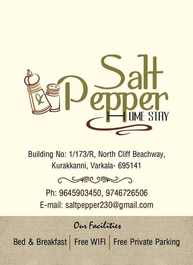 Salt & Pepper Home Stay Varkala Exterior foto